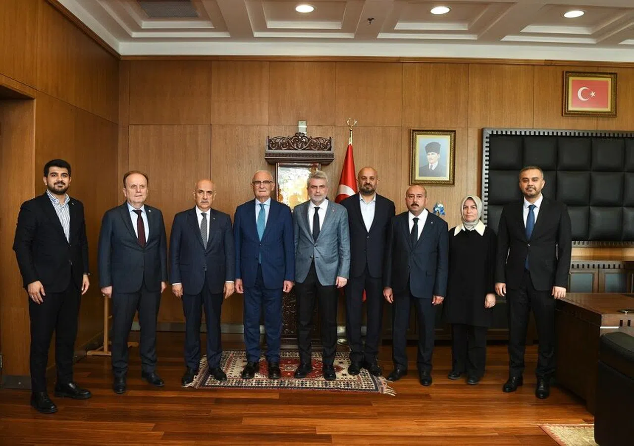 Başkan Görgel, Yusuf Ziya Yılmaz'ı Misafir Etti