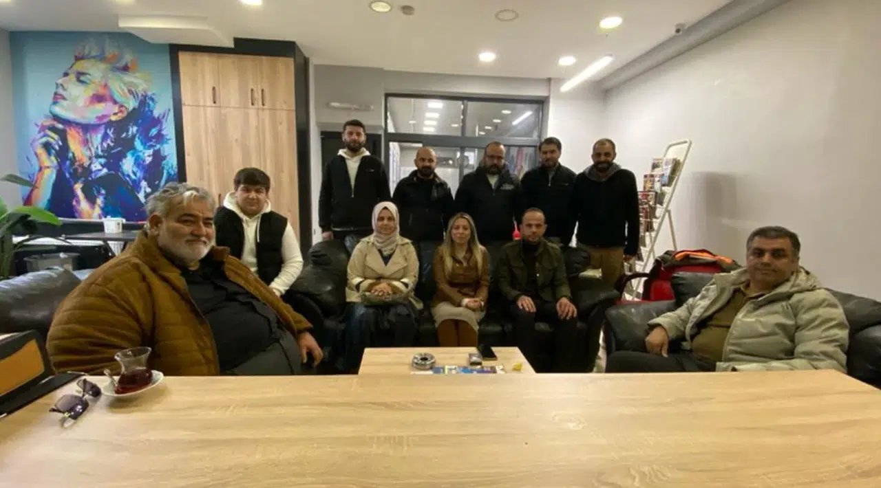 BTP Kahramanmaraş İl Teşkilatı Ajans 344’ü ziyaret etti