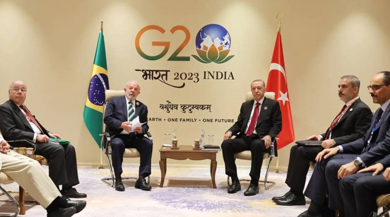 Cumhurbaşkanı Erdoğan, Brezilya Devlet Başkanı Lula da Silva ile görüştü