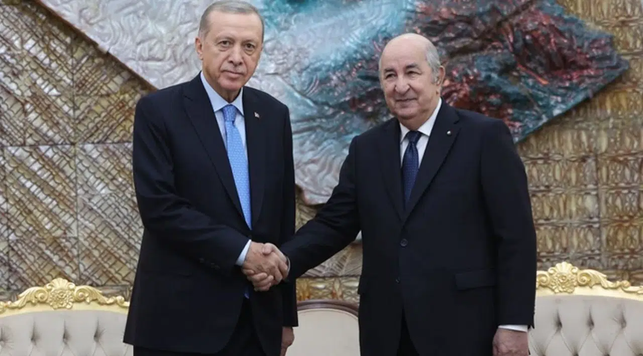 Cumhurbaşkanı Erdoğan, Cezayirli mevkidaşı Tebbun ile görüştü