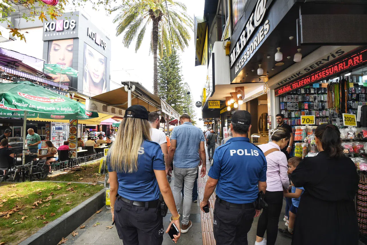 Kaleiçinde dilenciler ve etiket denetimi için için özel ekip