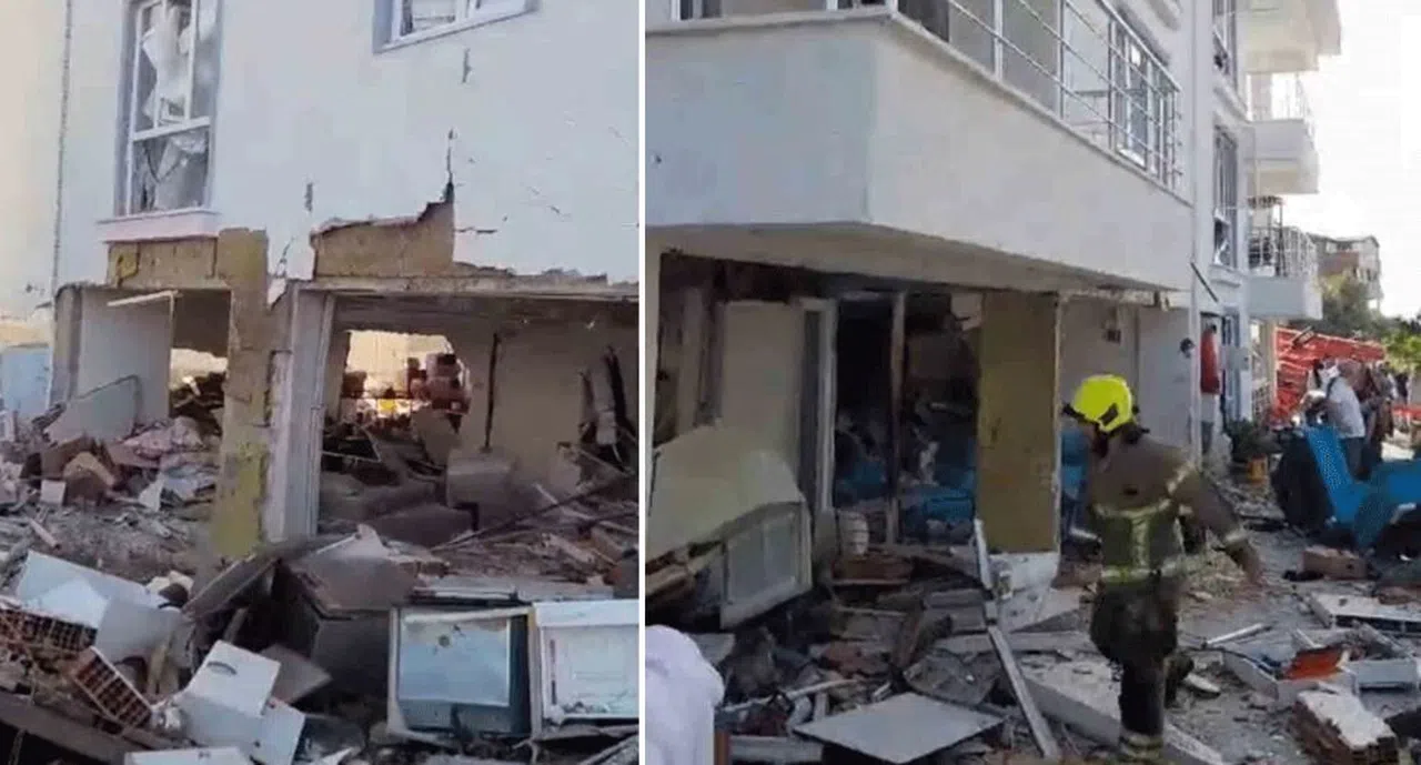 Ev sahibine kızdı, apartmanı havaya uçurdu