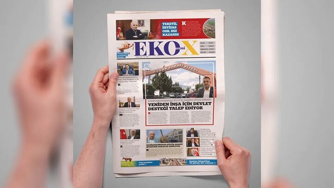 Kahramanmaraş'ın ekonomi gazetesi 'Ekonomi-X' yayın hayatına başladı