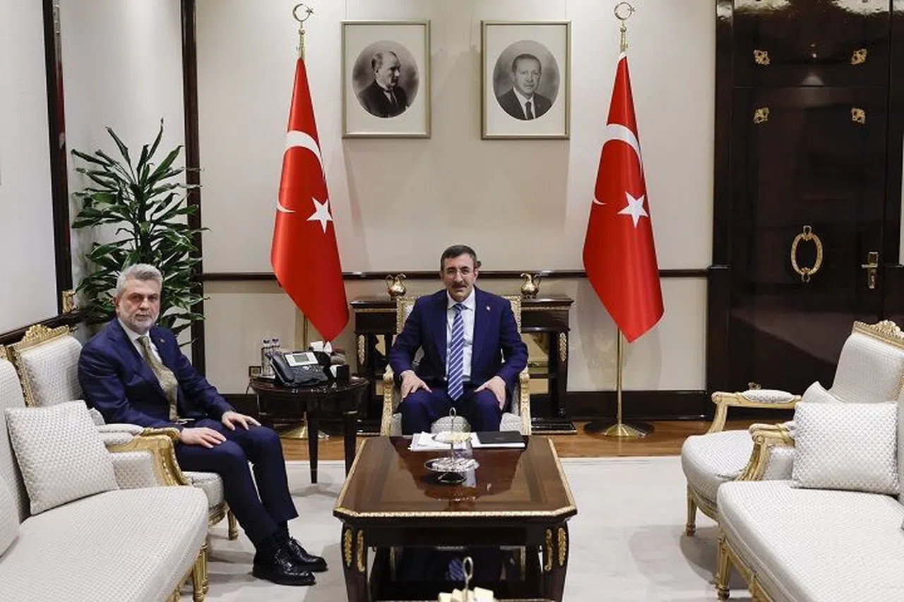 Görgel, Cumhurbaşkanı Yardımcısı Yılmaz’ı Ziyaret Etti