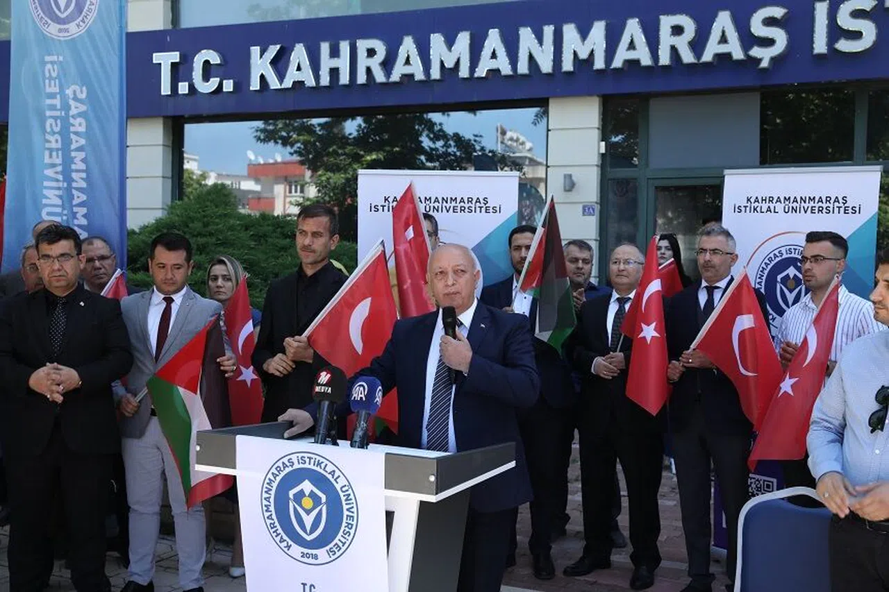 İsrail'in Saldırılarına Karşı KİÜ'den Protesto Açıklaması
