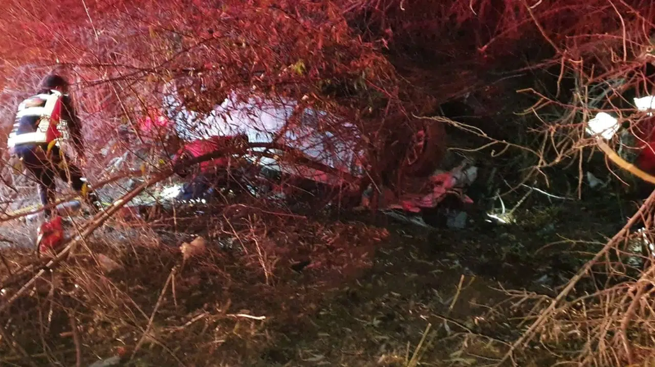 Kontrolden çıkan otomobil takla atıp şarampole devrildi: 2 yaralı