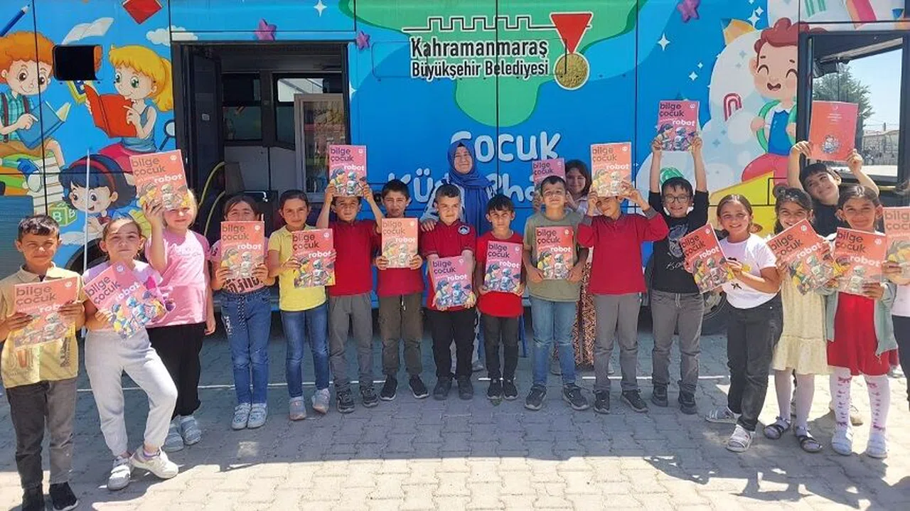 Kahramanmaraş'ta Mobil Kütüphane Etkinlikleri
