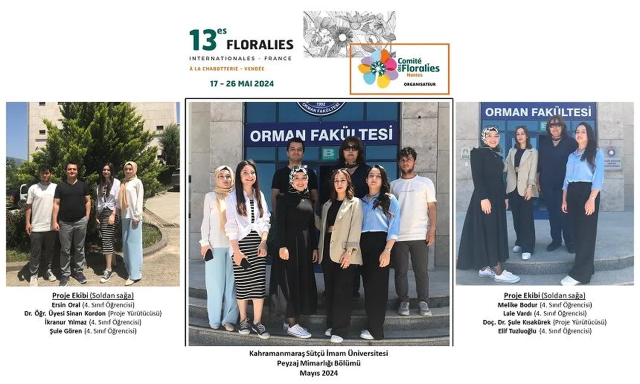 KSÜ'den Fransa'da Başarılı Peyzaj Tasarım Projeleri