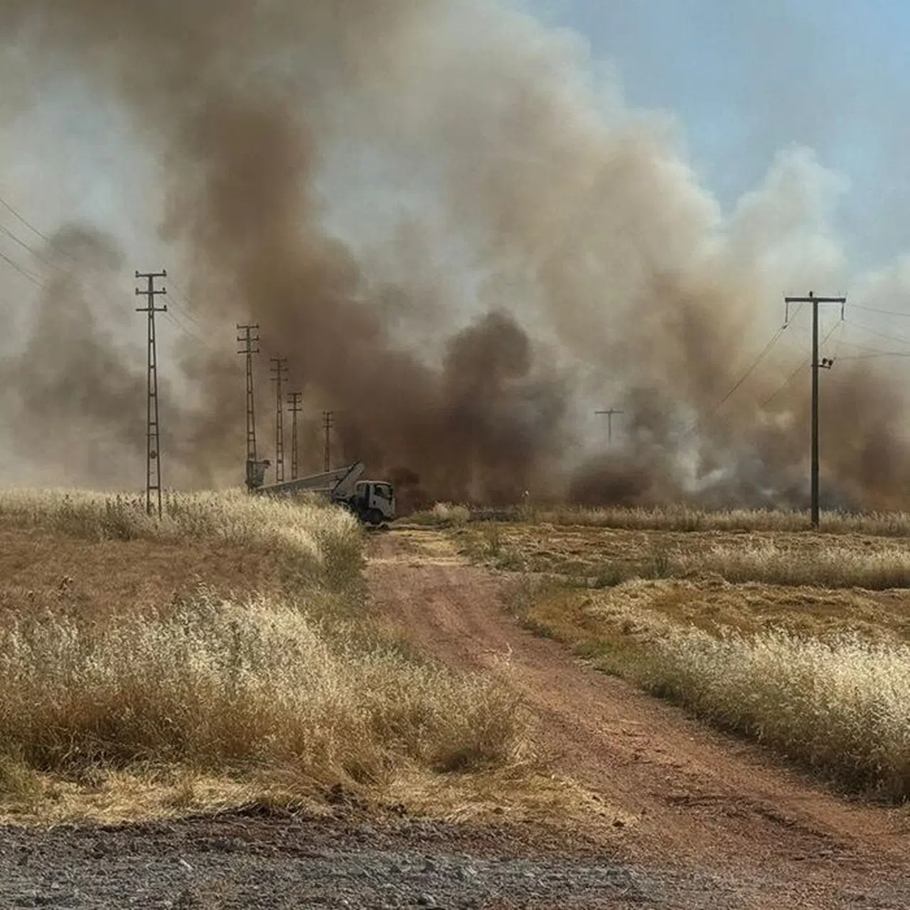 Pazarcık’ta korkutan yangın