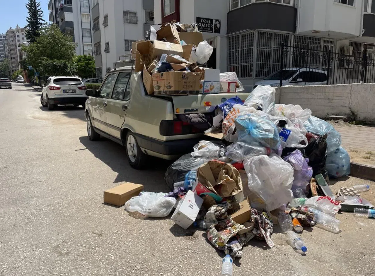 Araç değil, 'çöp konteyneri'