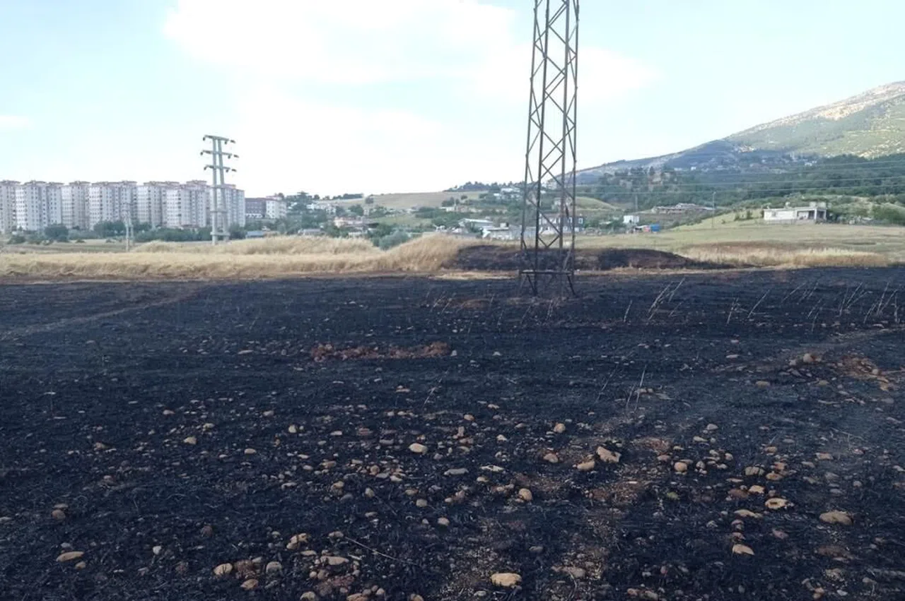 Kahramanmaraş'ta trafodan çıkan yangın söndürüldü