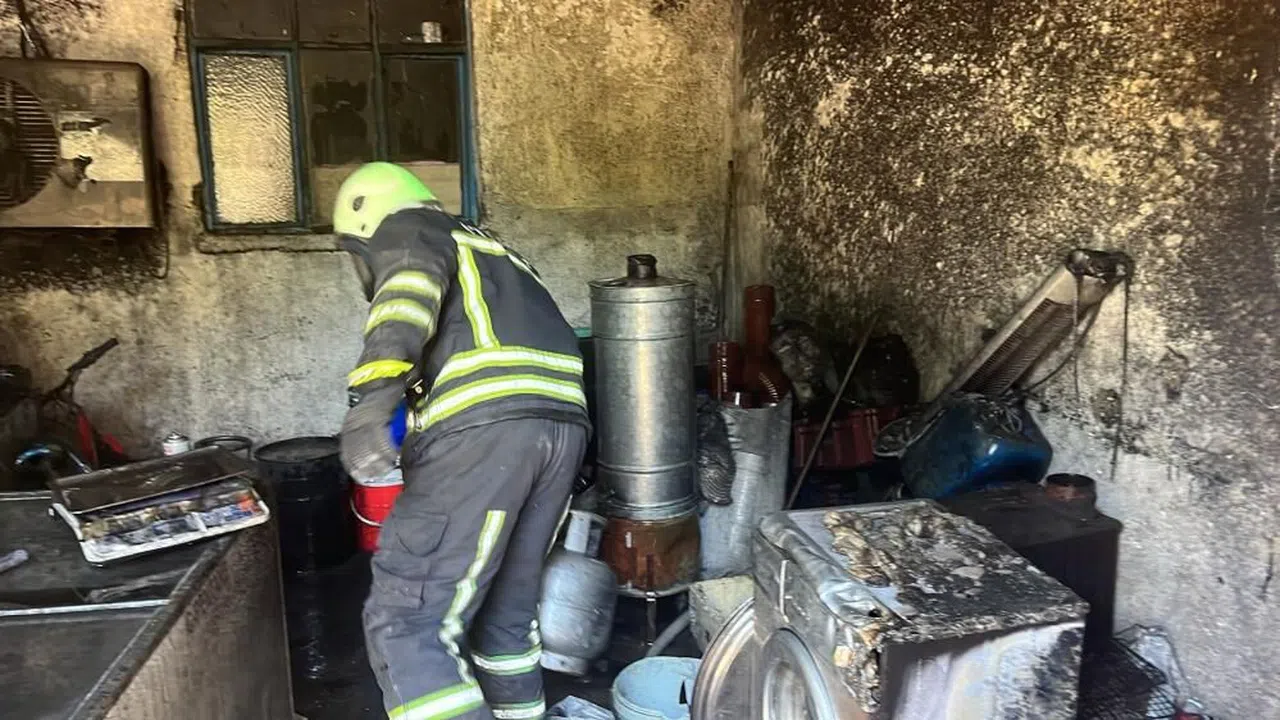 Kahramanmaraş’ta depo yangını