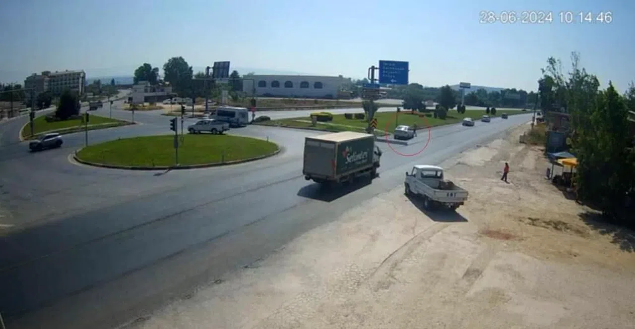 D-400 Karayolu'nda adeta ölüme koştu