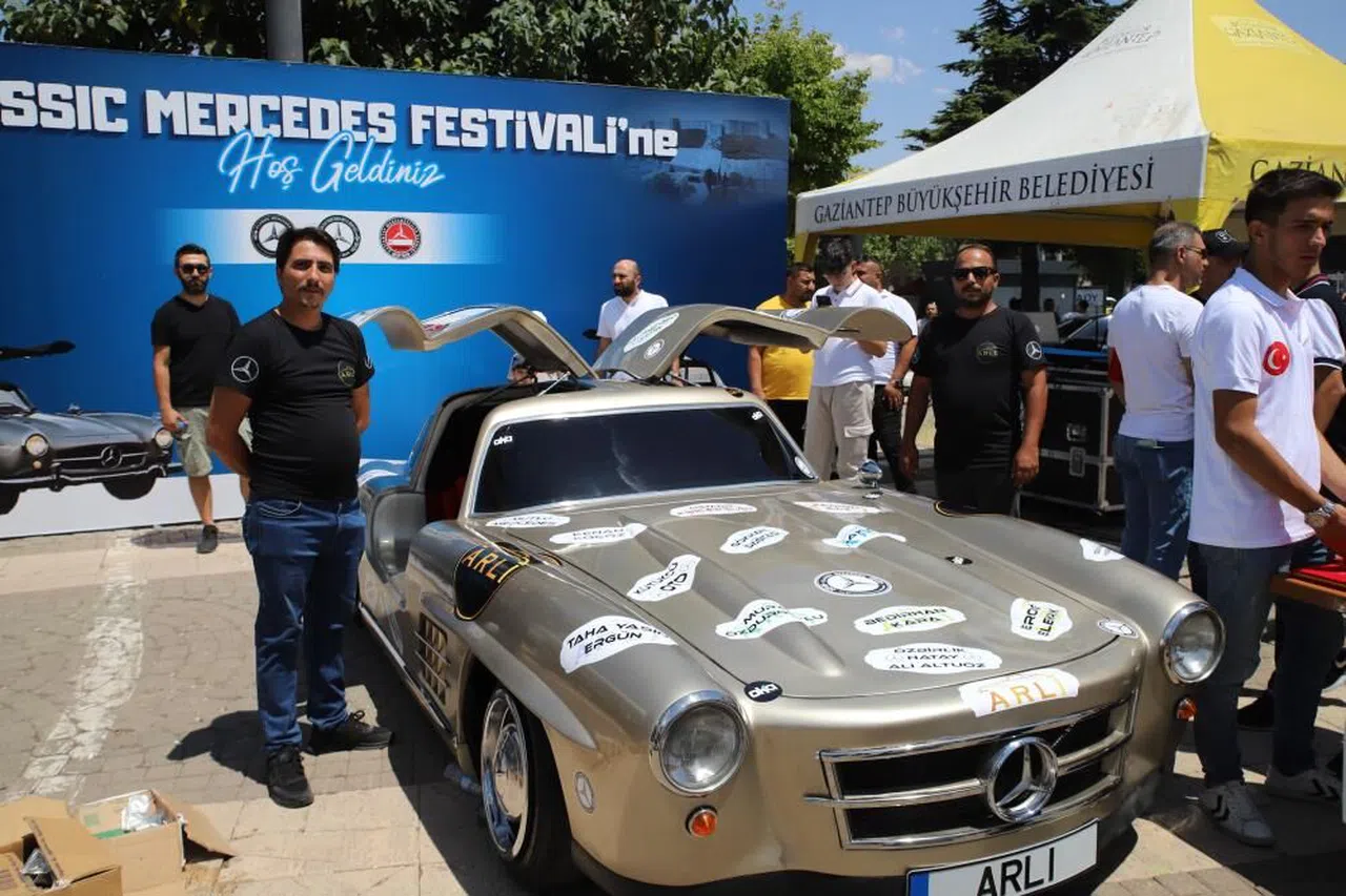Classic Mercedes Festivali Gaziantep'te yapıldı