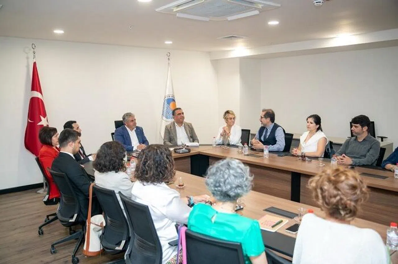 UNDP proje ekibi Mersin'de