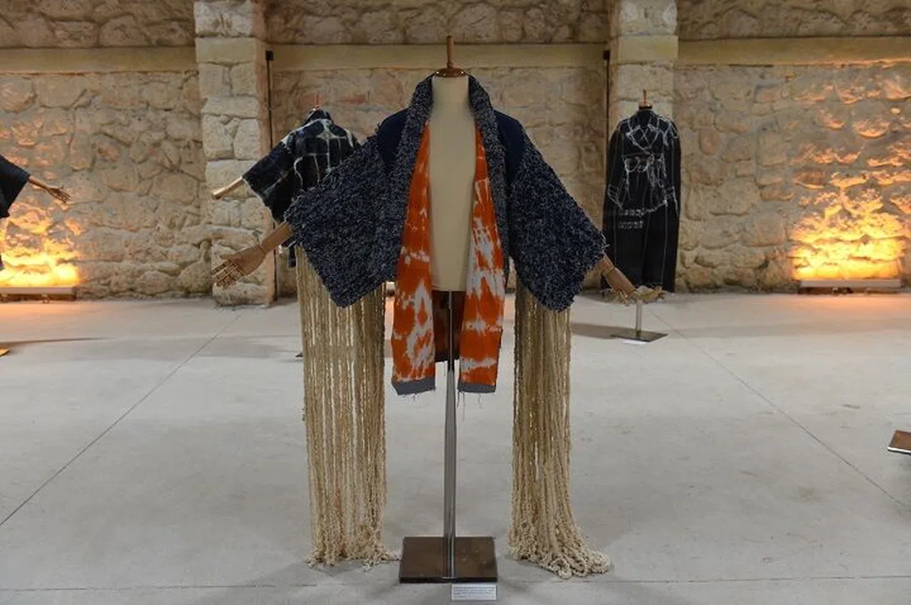 Atık tekstil malzemeleri sanata dönüştü