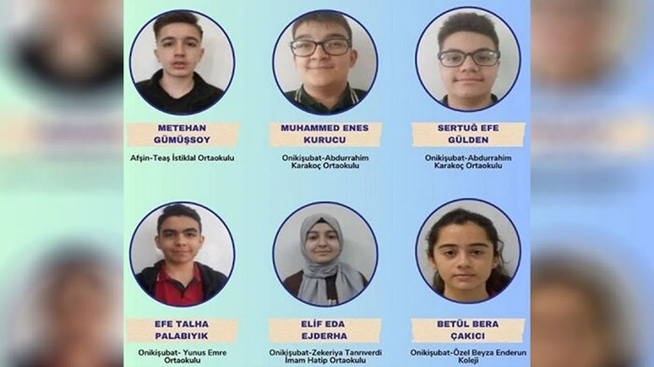 Kahramanmaraş’ta 6 öğrenci LGS’de tam puan yaptı