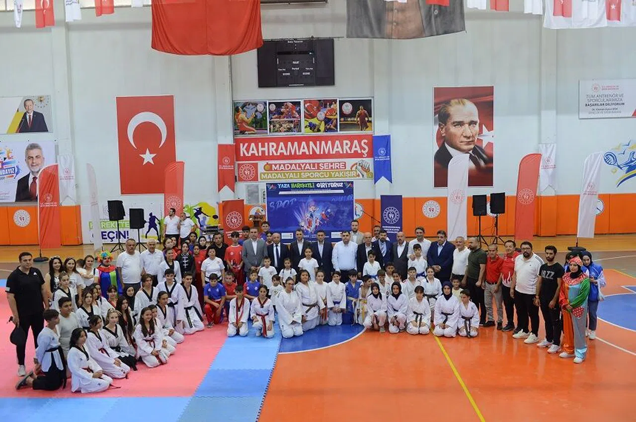 Kahramanmaraş'ta Yaz Spor Okulları Görsel Şölenle Başladı