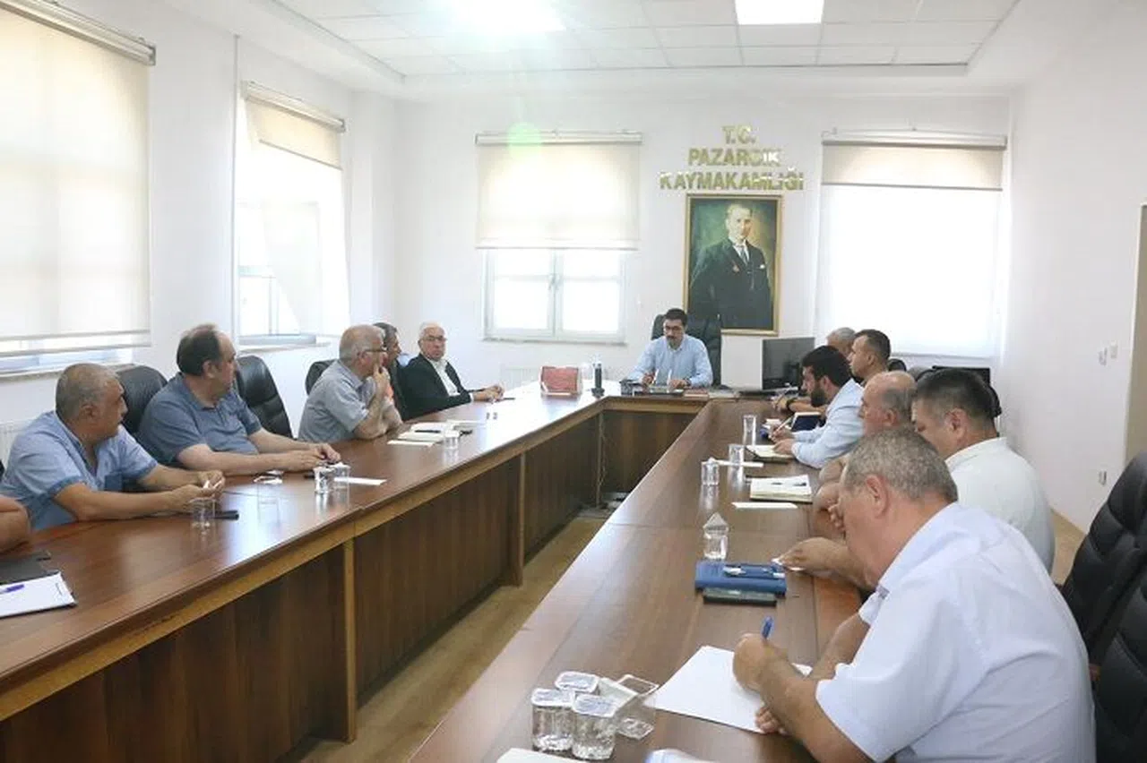 Pazarcık’ta orman yangını ile mücadele toplantısı düzenlendi