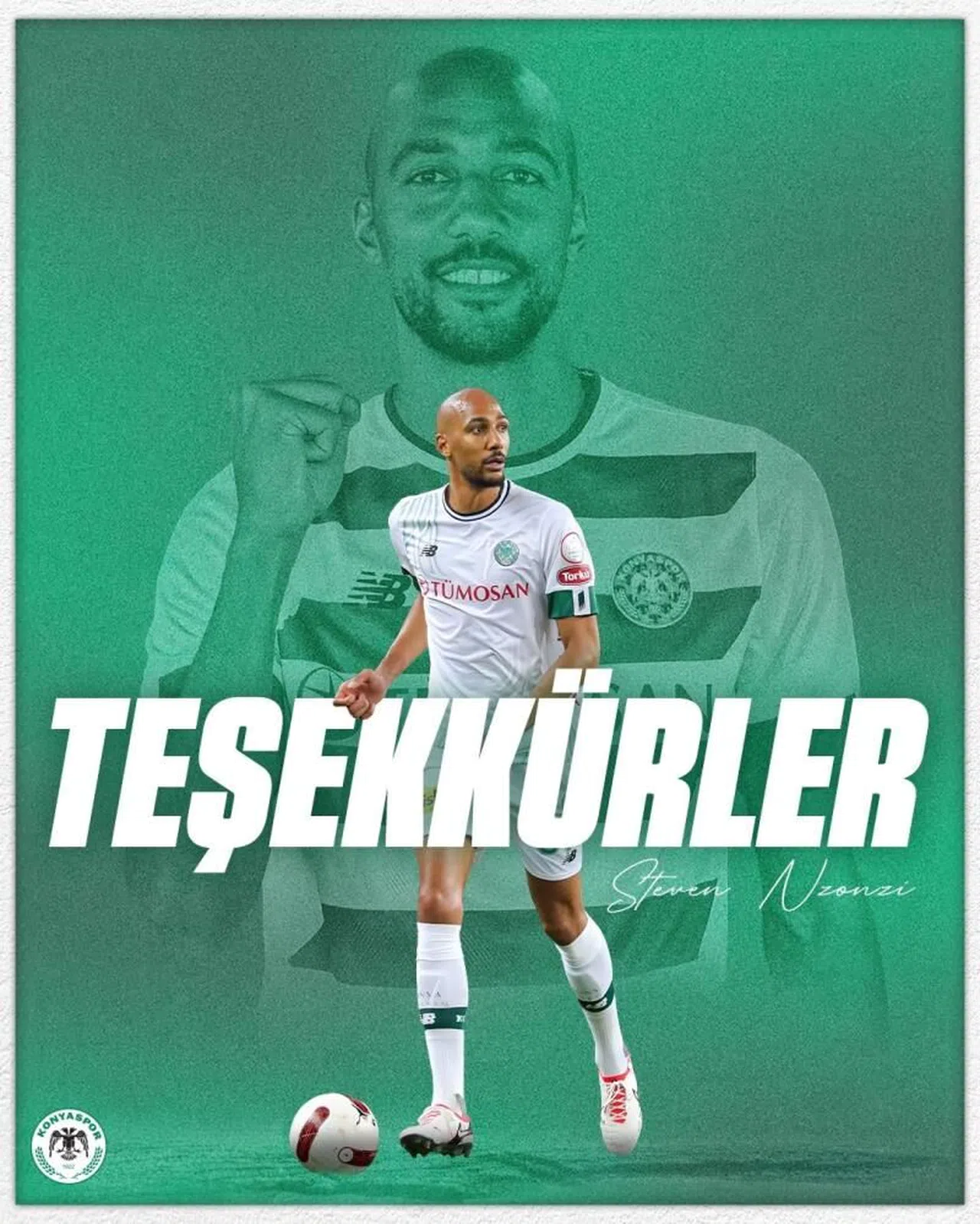 Konyaspor, Steven Nzonzi'ye veda etti