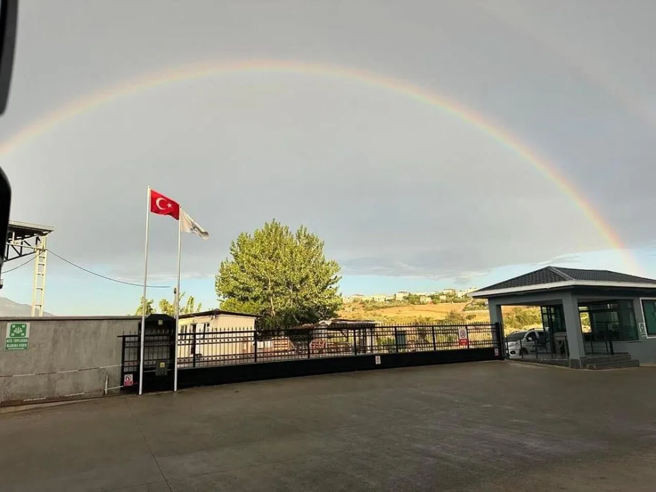 Kahramanmaraş'ta gökkuşağı şöleni