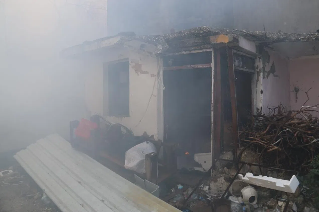 Apartmanın deposunda korkutan yangın