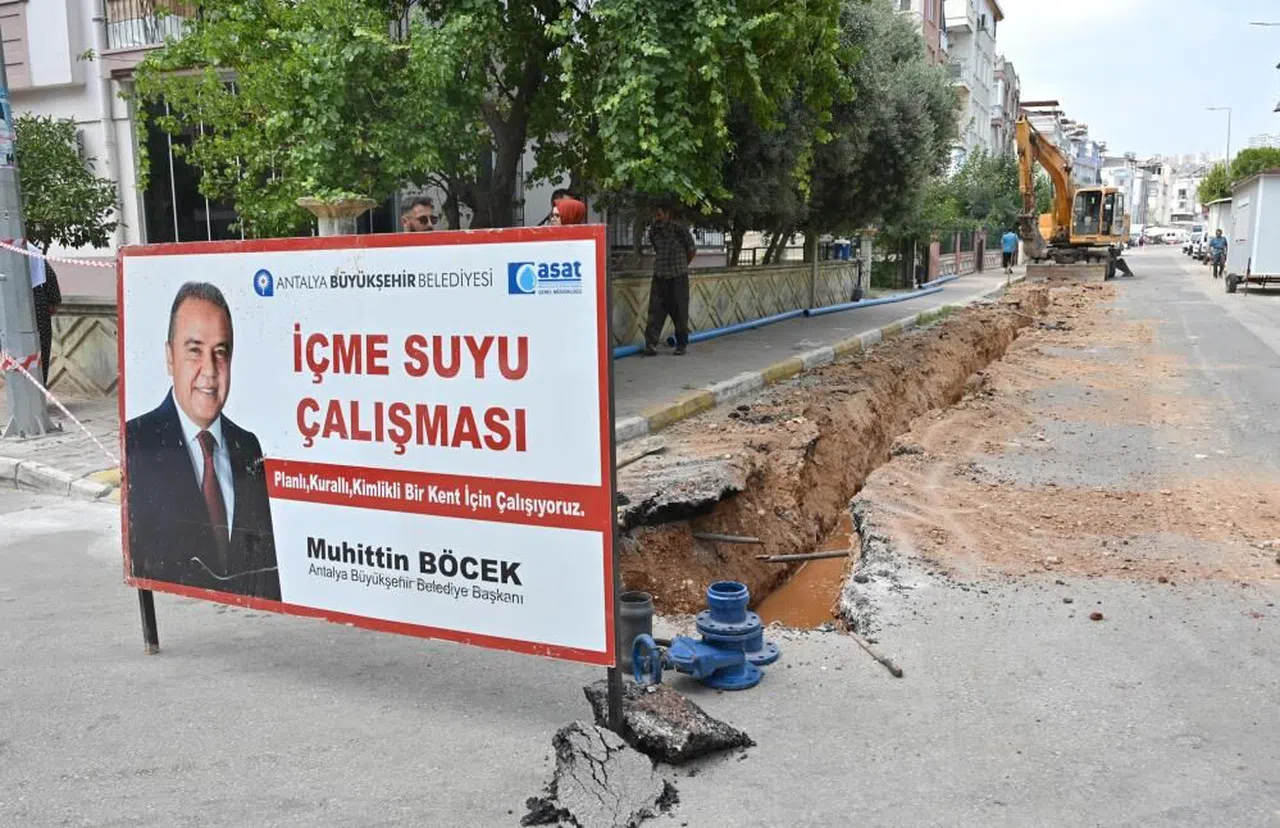 Antalya Kuzeyyaka'nın içme suyu sorunu sona eriyor