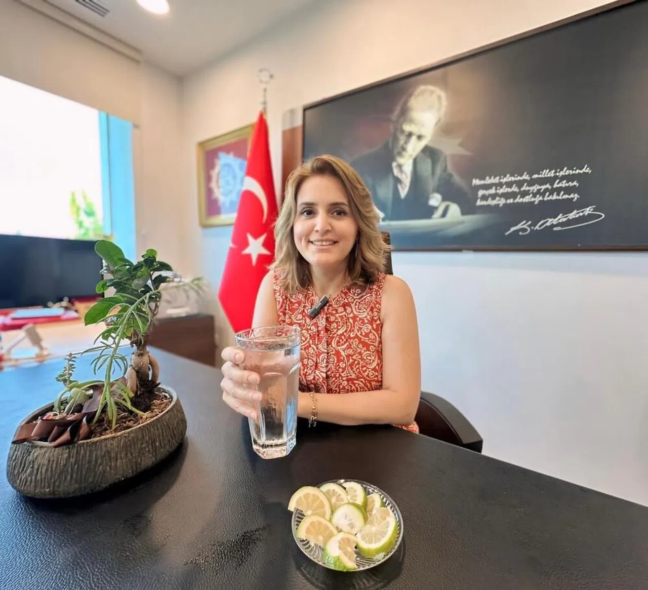 Sıcak yaz günlerinde su tüketimine dikkat çektiler