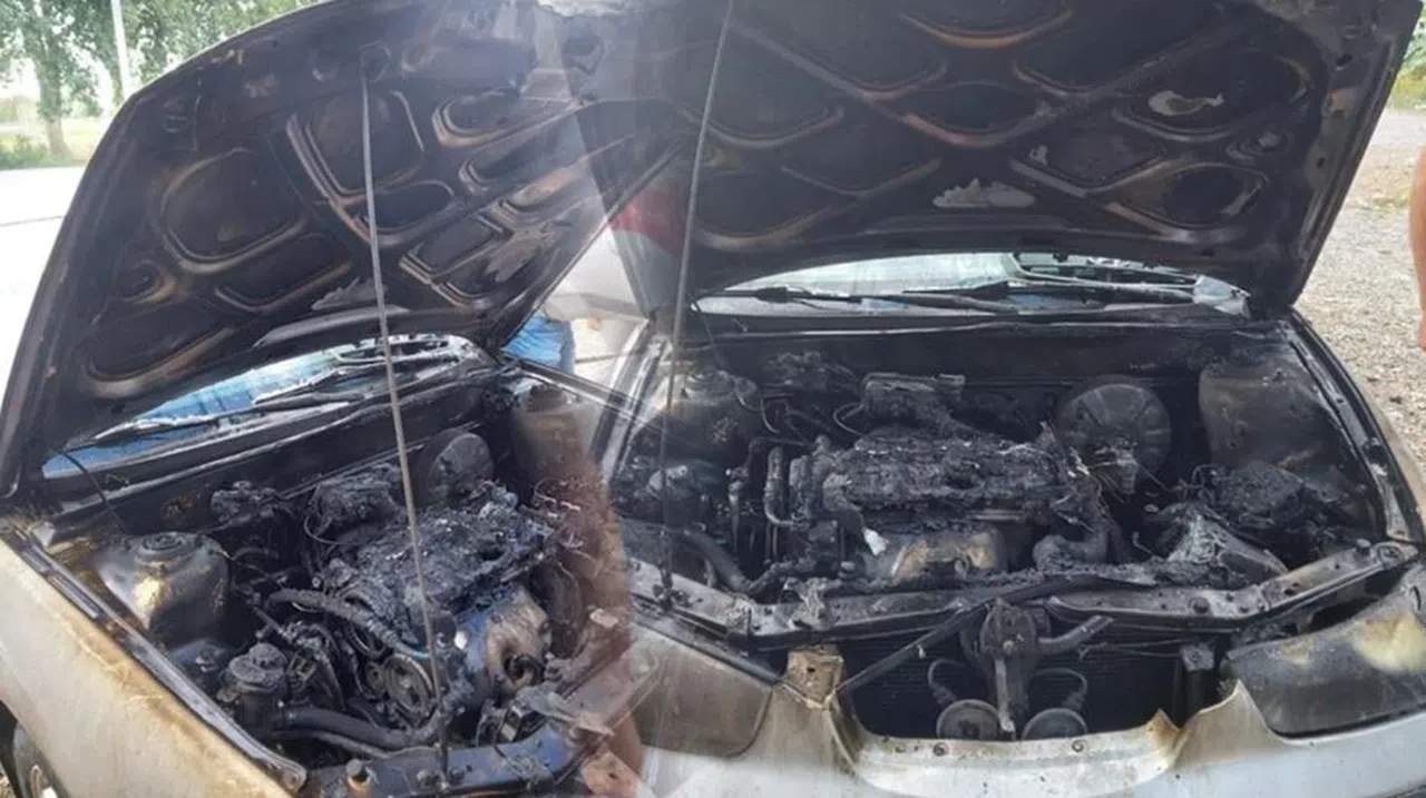 Kahramanmaraş’ta otomobil yangını