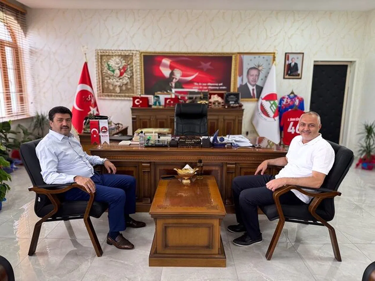 Başkan Gökşen Rektör Sarıbıyık’ı misafir etti