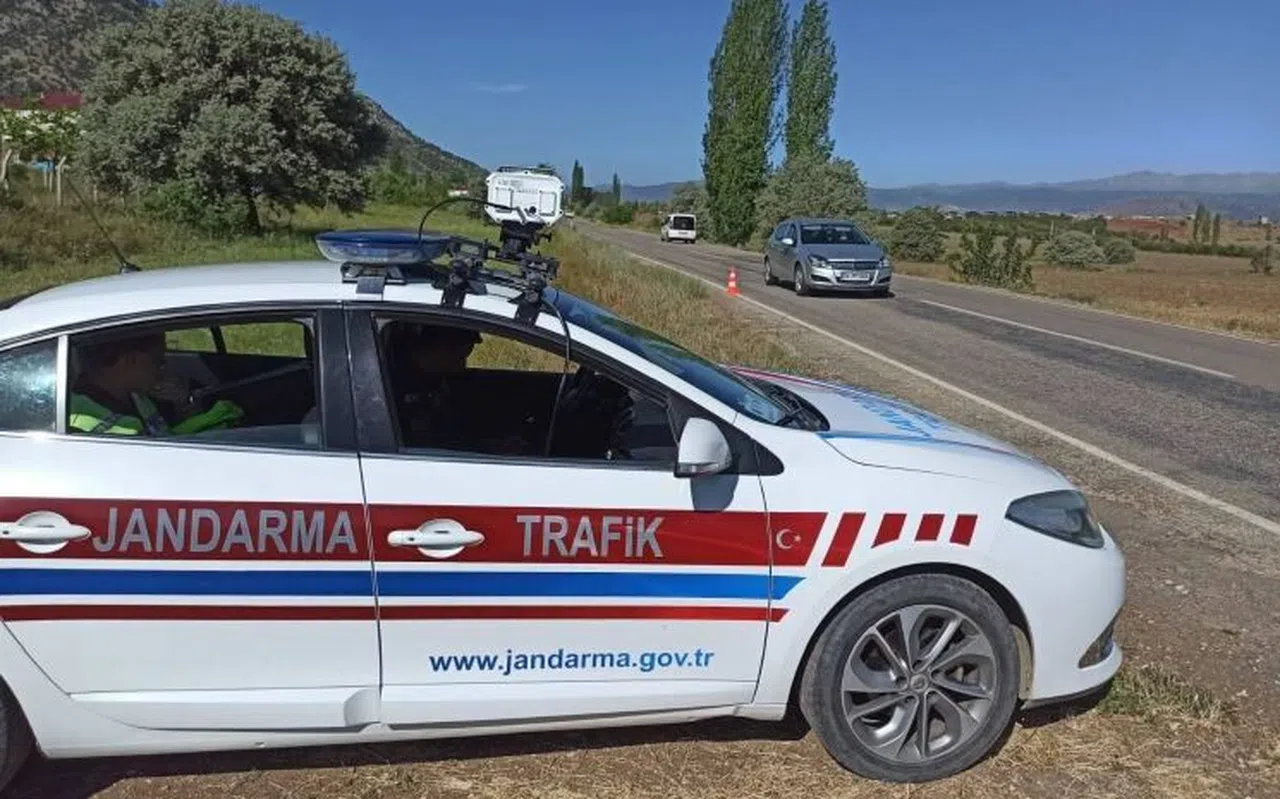 Kahramanmaraş jandarması hız denetimi yaptı