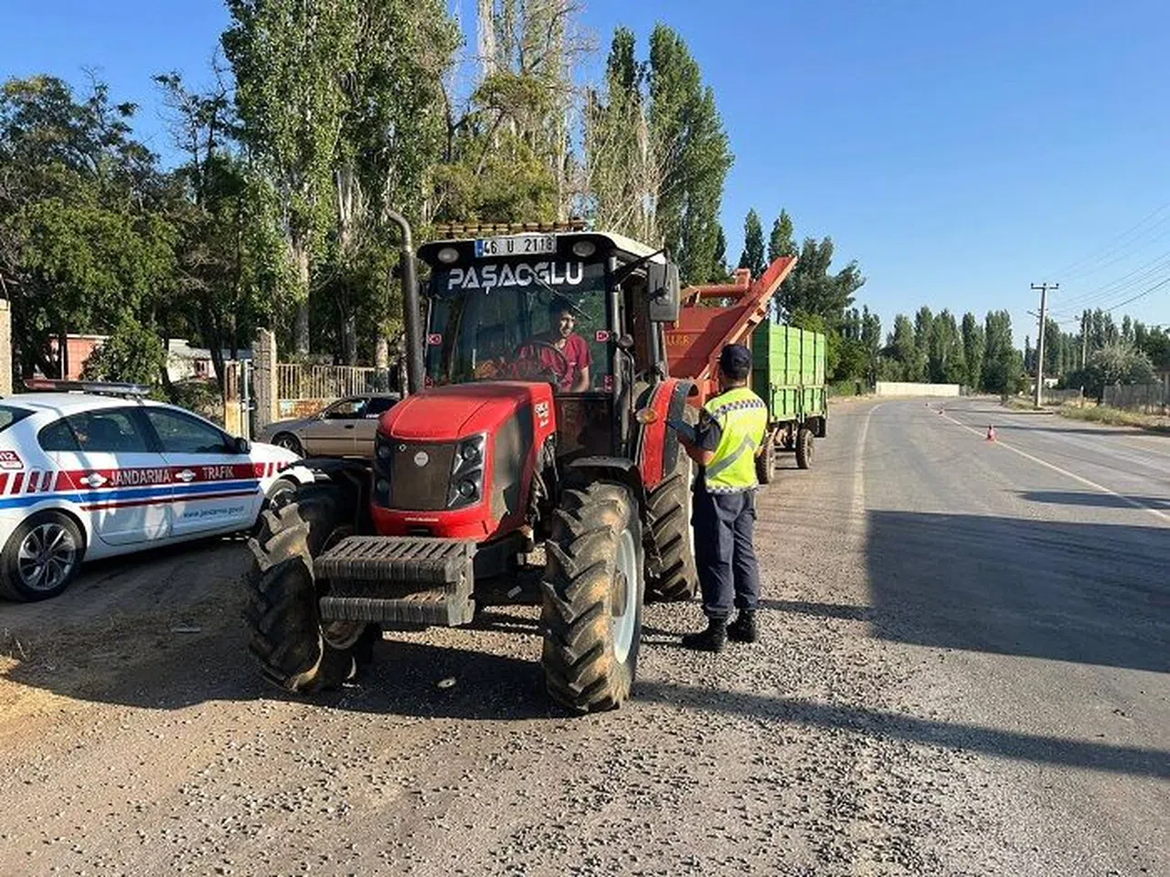 Kahramanmaraş Jandarması trafik denetimi yaptı