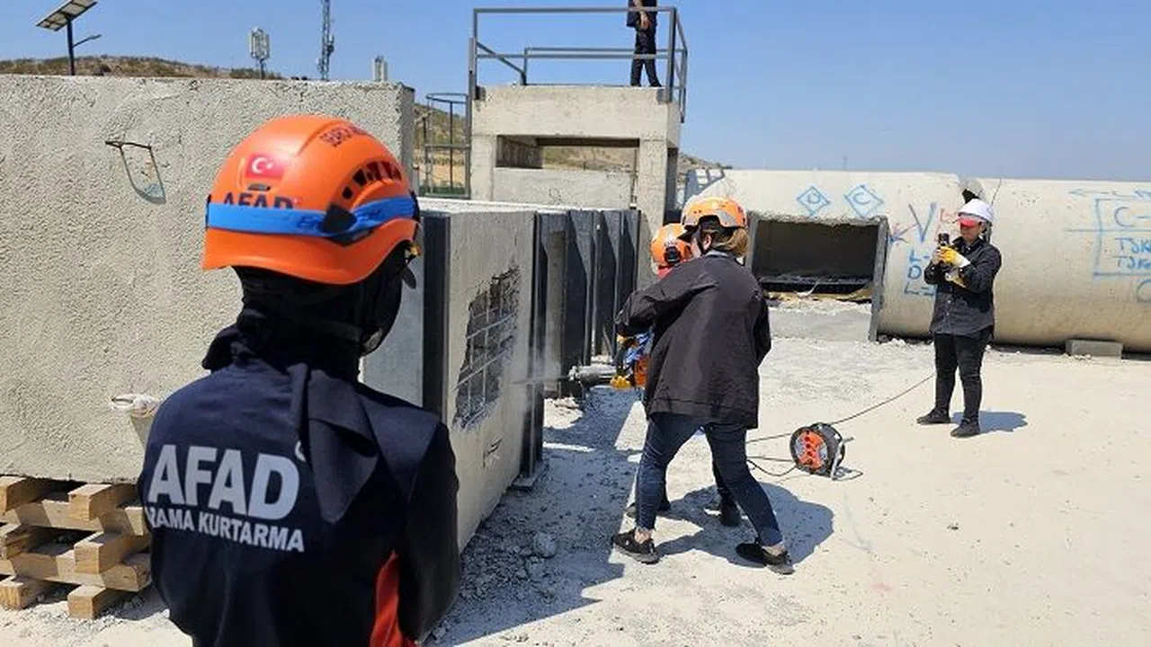 Kahramanmaraş’ta AFAD ekiplerinin eğitimleri devam ediyor
