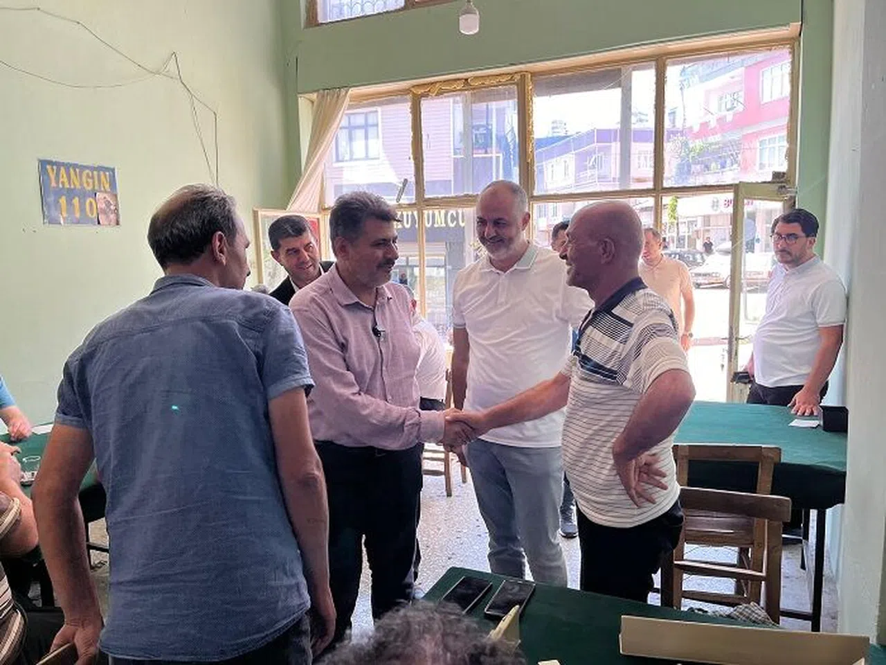 Andırın’da esnaf ve vatandaşlar ziyaret edildi