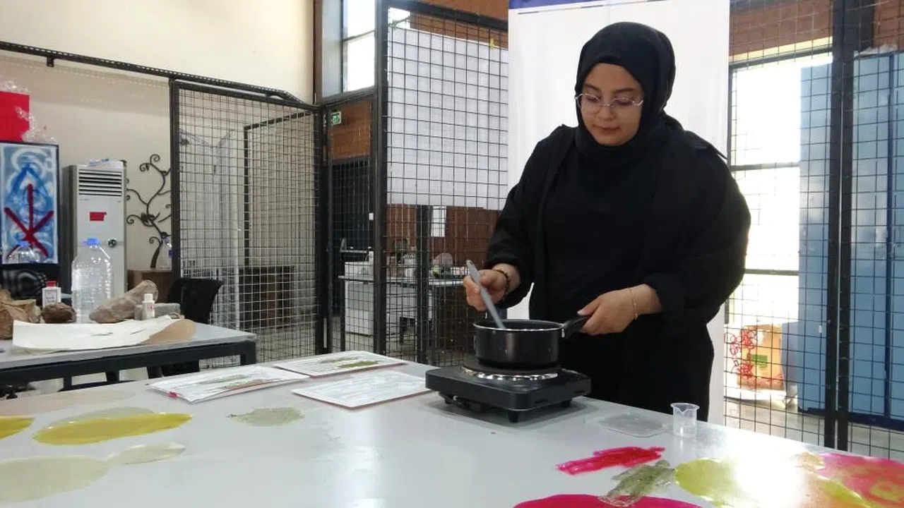 Malatya 'da  Atık malzemeler öğrencilerin elinde sanata dönüştü