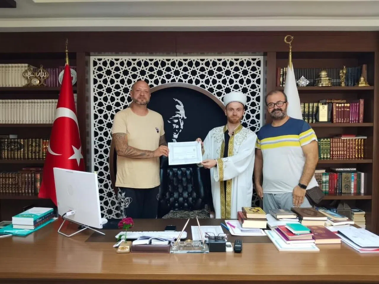 Alanya'ya tatile geldi Müslüman oldu