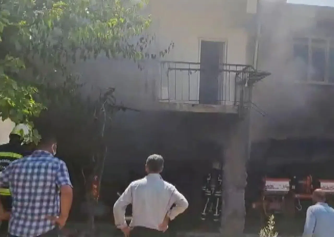 Kahramanmaraş’ta ikamet yangını