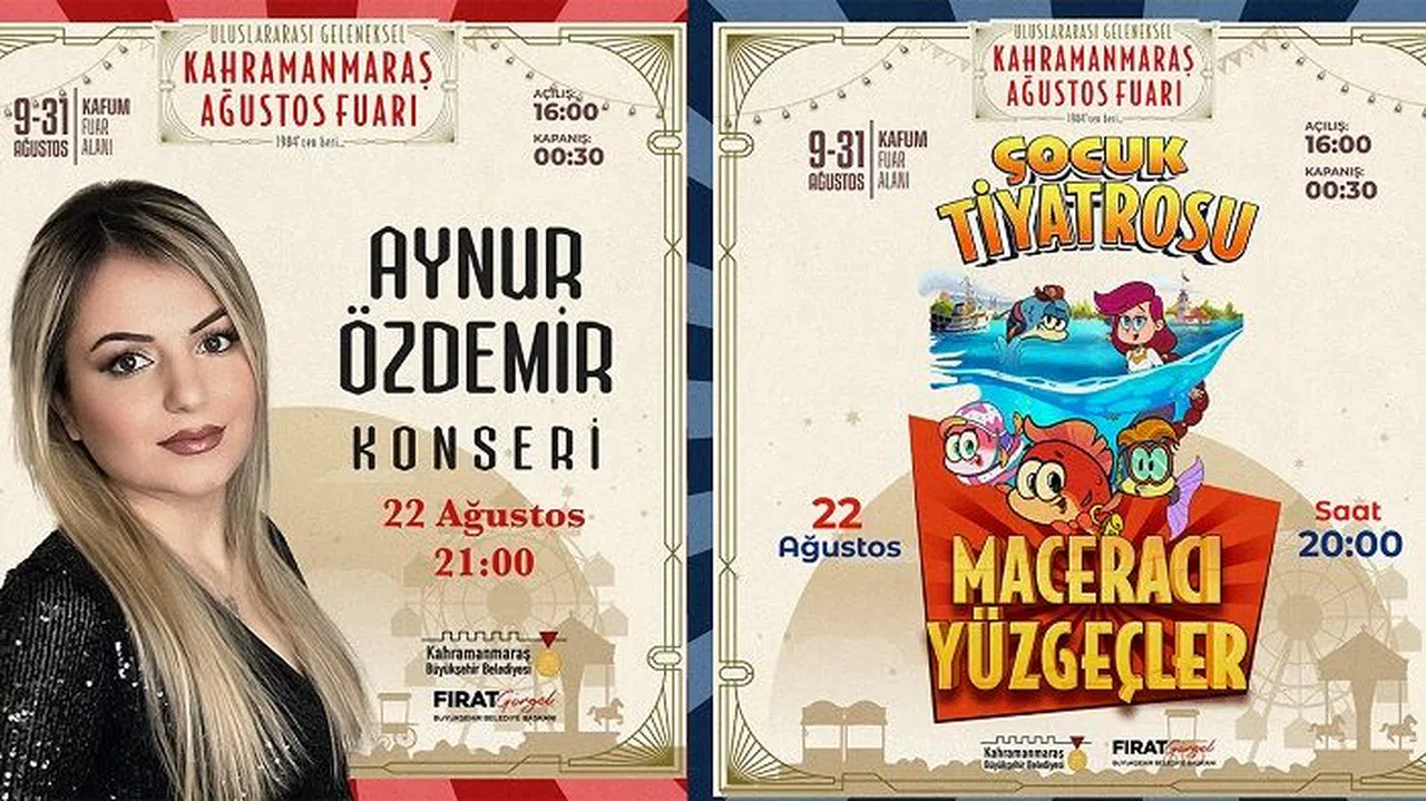 Ağustos Fuarı’nda Perşembe Günü Müzik Ziyafeti ve Yerli Animasyon Gösterisi