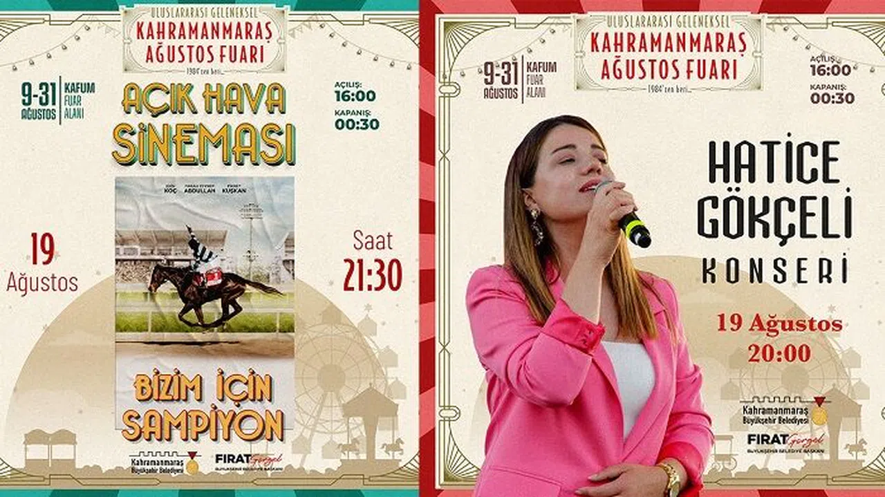 Ağustos Fuarı’nda Pazartesi Günü Sanat ve Sinema Rüzgârı Esecek