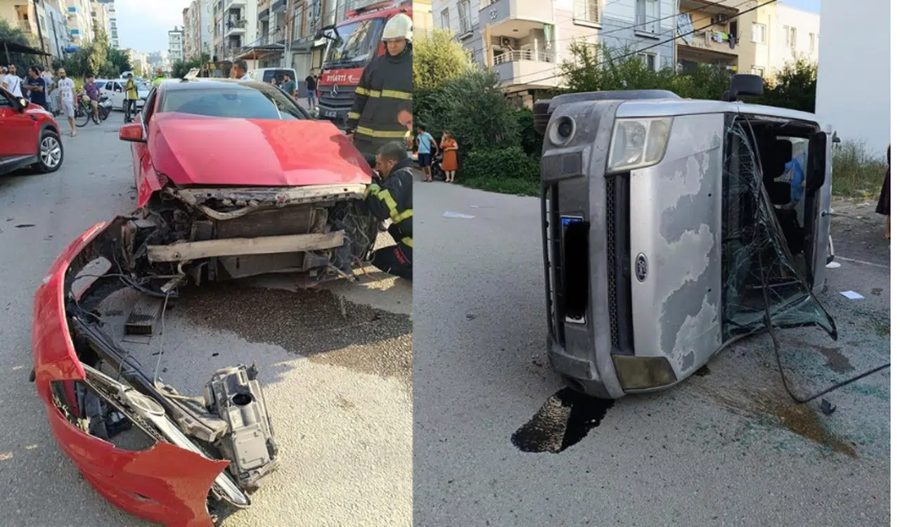 Hatay'da trafik kazası: 2 yaralI