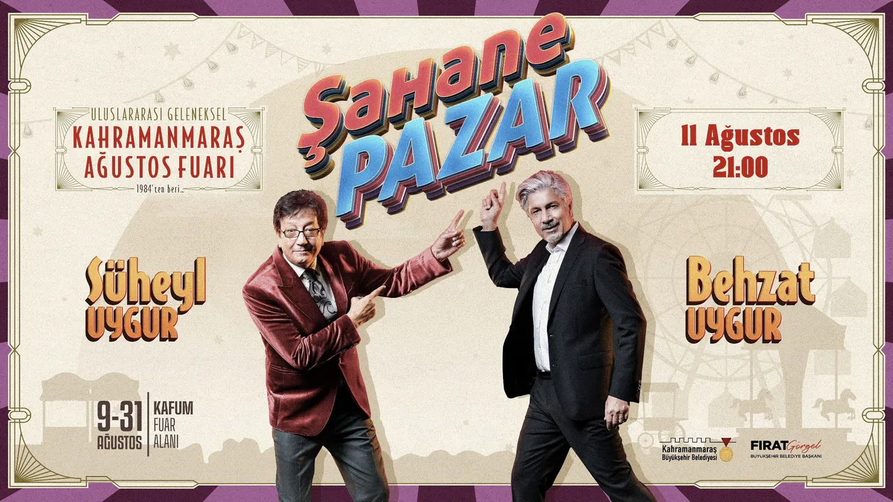 Süheyl ve Behzat Uygur'la "Şahane Pazar", Şahane Fuarda Sevenleriyle Buluşacak