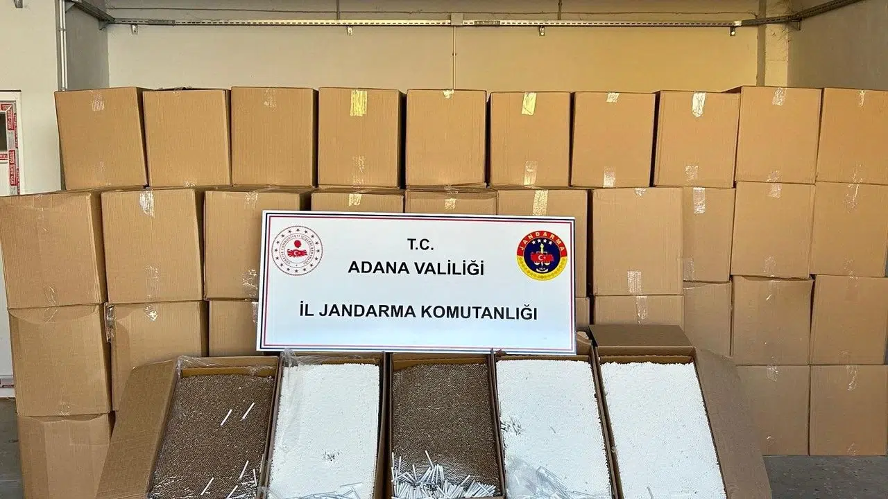 5 milyon kaçak makaron ele geçirildi