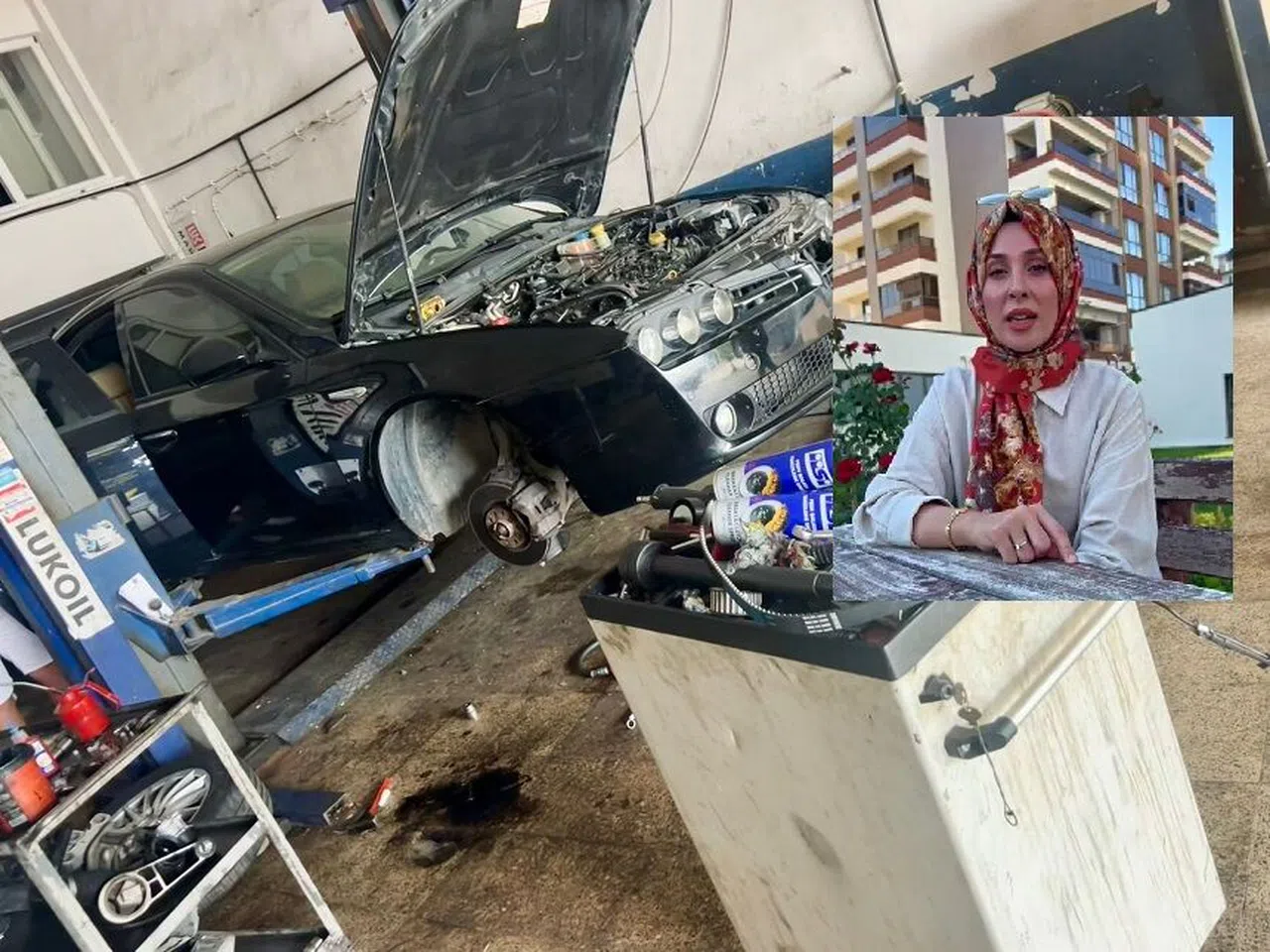 Otomobilde geldikleri 5 yıldızlı otelden çekiciyle çıktılar
