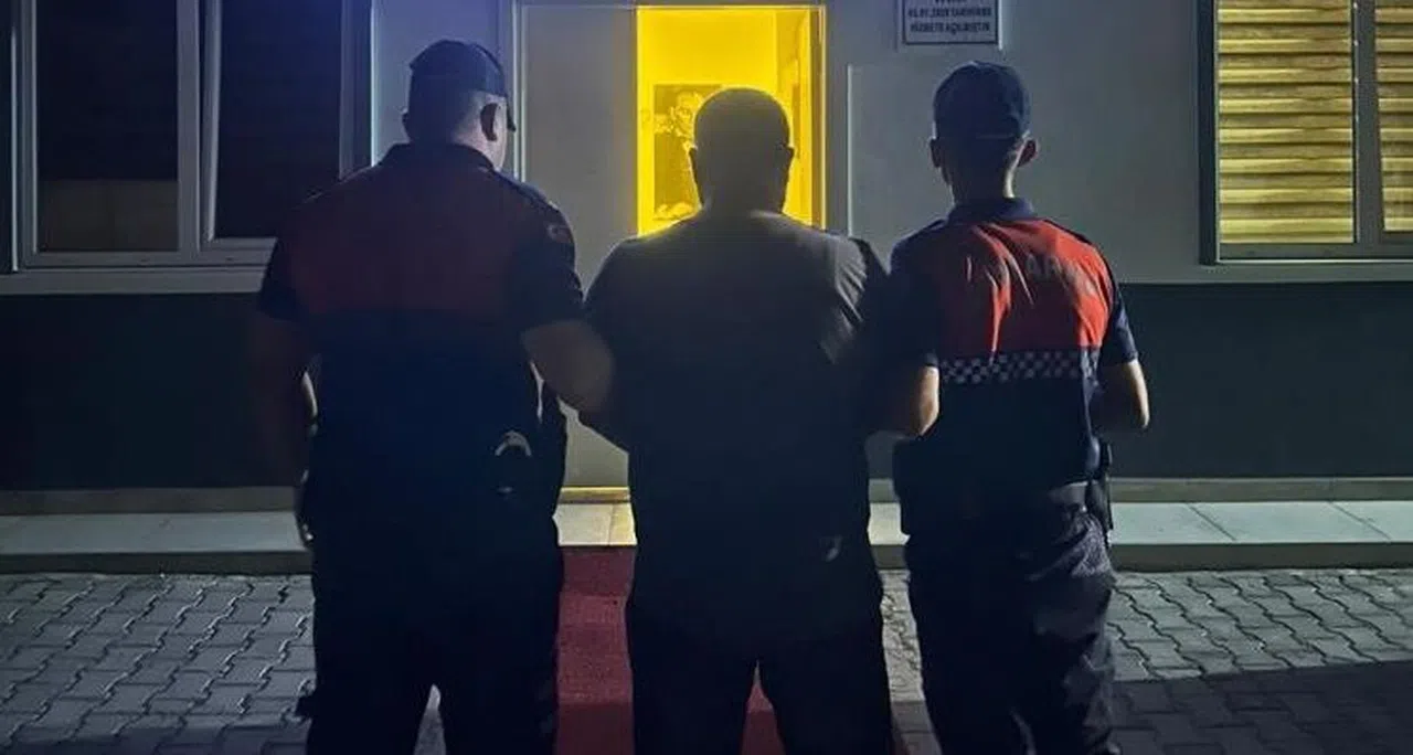 Hapis cezası olan şahıs, jandarma tarafından yakalandı