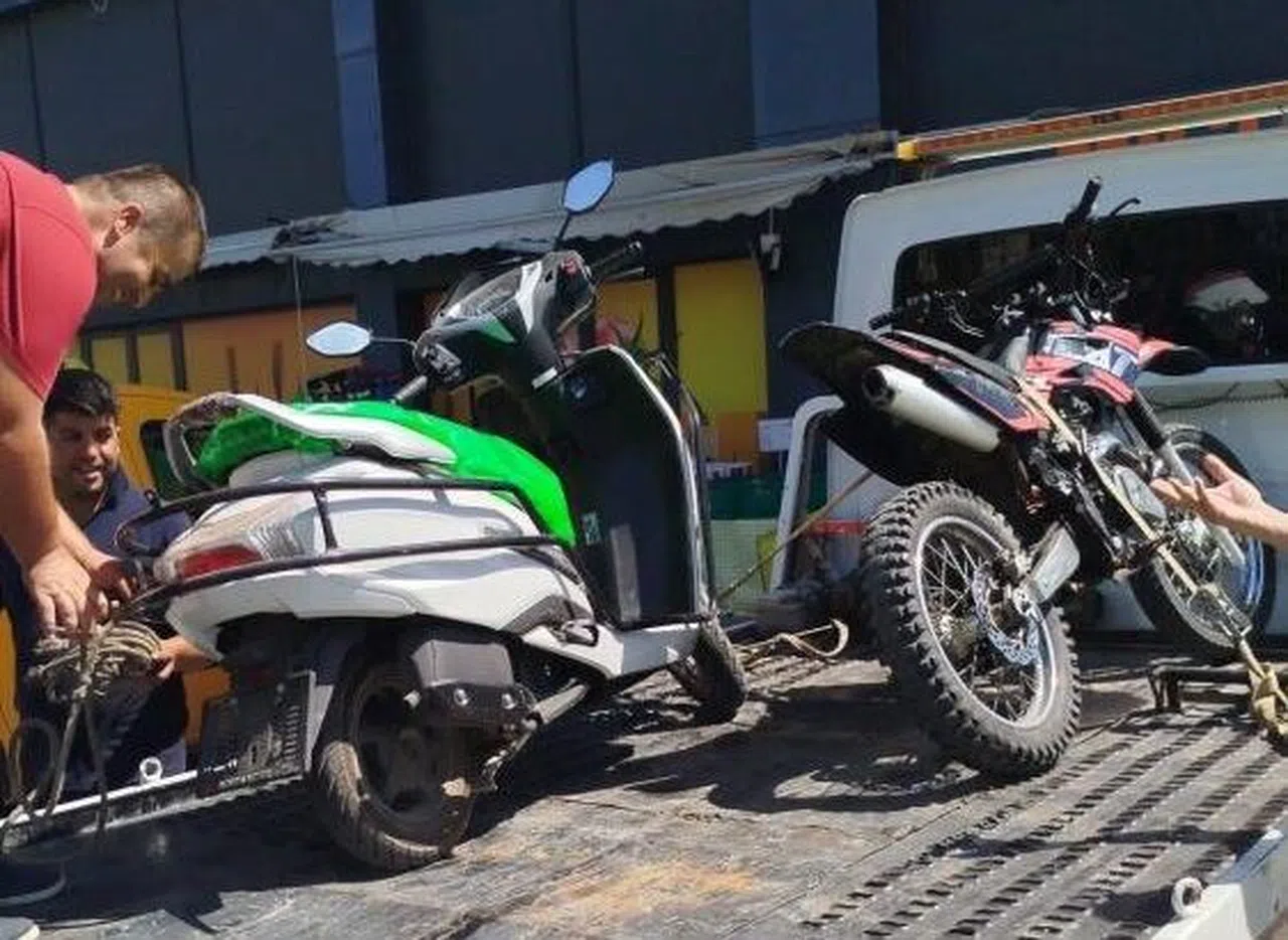 Ehliyetsiz, kasksız ve plakasız motosiklet sürücüsüne ceza yağdı