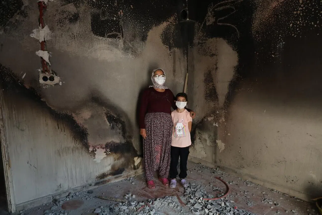 Lösemi hastası Almina'nın evi yandı