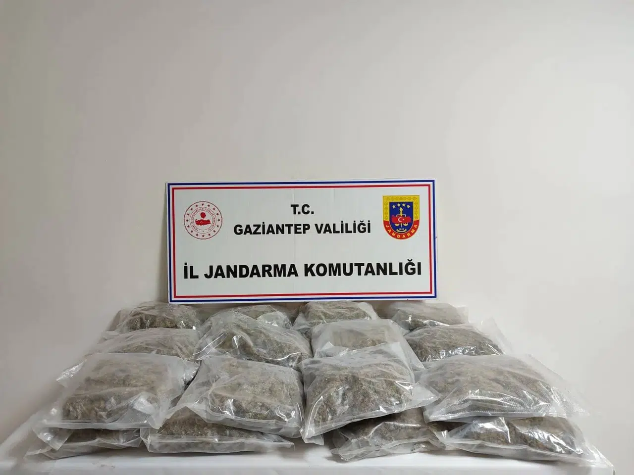 32 kilogram skunk ele geçirildi