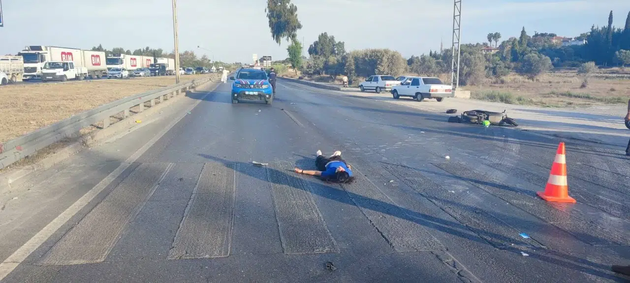 Genç kadını metrelerce savuran kaza