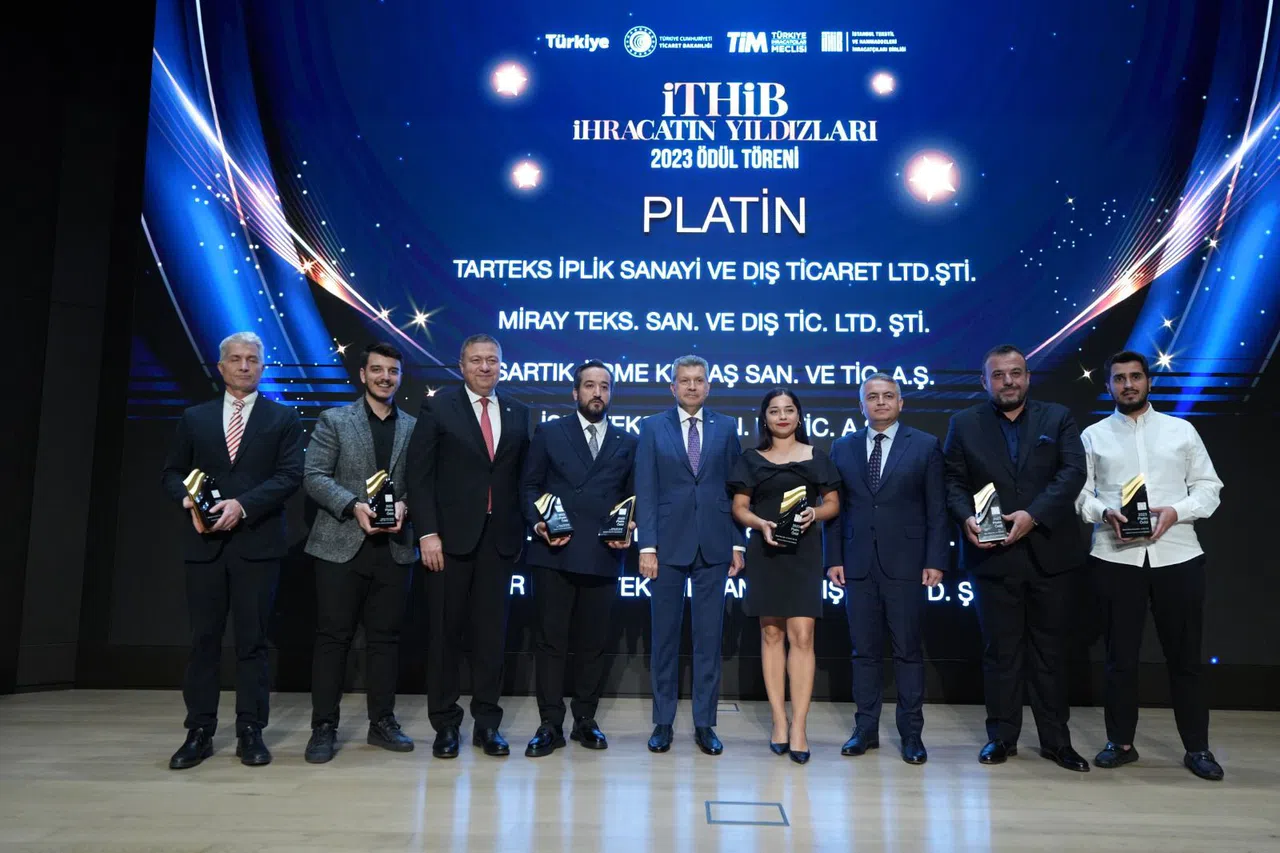 İSEV Tekstile Platin Ödül