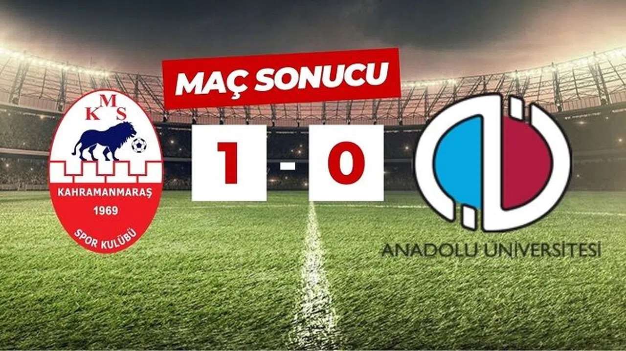 Kahramanmaraşspor evinde galip: 1-0